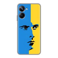 Украинские Чехлы для Realme 10 Pro с картинкой УПА (AlphaPrint) (Степан Бандера)