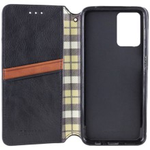 Шкіряний чохол-книжка GETMAN Cubic (PU) для Realme 10 4G – Чорний