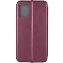 Шкіряний чохол-книжка Classy для Realme 10 4G – Бордовий