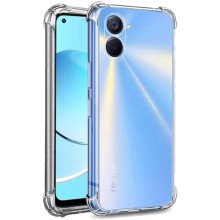 TPU чохол GETMAN Ease logo посилені кути Full Camera для Realme 10 4G – Прозорий
