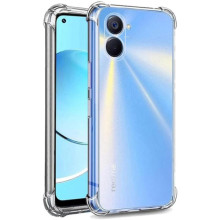 TPU чехол GETMAN Ease logo усиленные углы Full Camera для Realme 10 4G – Прозрачный