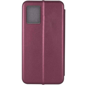 Шкіряний чохол-книжка Classy для Realme 10 4G – Бордовий