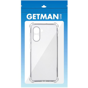 TPU чохол GETMAN Ease logo посилені кути Full Camera для Realme 10 4G – Прозорий