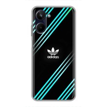 Чохли Адидас для Realme 10 (AlphaPrint) (Адідас з полосами)