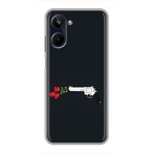 Чехлы (ART) Цветы на Realme 10 (VPrint) (Неочікувані квіти)
