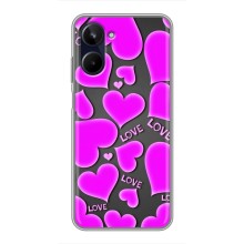 Чехлы для любимой на РіїлМі 10 (VPrint) (Pink hearts)