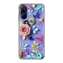 Чохли з квітами для Realme 10 (VPrint) (Дизайн квітів)