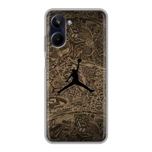 Чохли для Realme 10 - з картинкою JORDAN (AlphaPrint) (Logo Jordan)