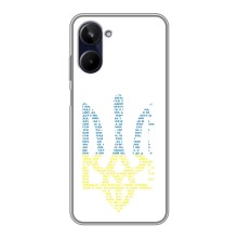 Чохли для Realme 10 Укр. Символіка (AlphaPrint) (Герб з букв)