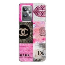 Чехол (Dior, Prada, YSL, Chanel) для Realme 10 (Модница)