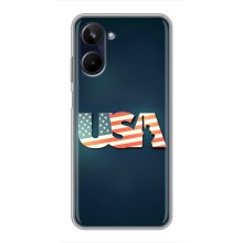 Чехол Флаг USA для Realme 10 (USA)