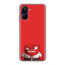 Чехол Головоломка для Realme 10 - (AlphaPrint) – Гнев