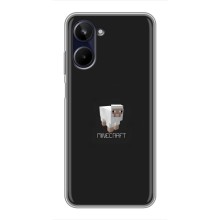 Чохол Майнкрафт на Realme 10 (AlphaPrint) Minecraft (Овечка Майнкрафт)