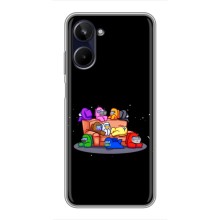 Чохли Амонг Ас для Realme 10 (AlphaPrint) (Амонг-ас)