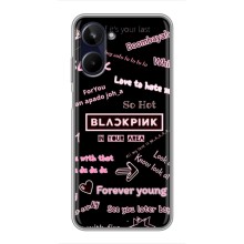 Чехол с музыкальной группой для Realme 10 (BLACKPINK)