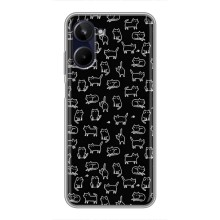 Чохол з принтом для Realme 10 (AlphaPrint) Модні коти (Маленькі котики)