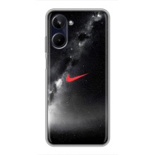 Чохол для Realme 10 - з принтом Найк (AlphaPrint) (Найк червоний)