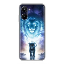 Чохол з картинкою ЛЕВ для Realme 10 (VPrint) (Маленький лев)