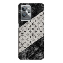 Чехол Стиль Louis Vuitton на Realme 10 (LV на белом)