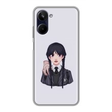 Чохли Венсдей на Realme 10 Уенсдей (AlphaPrint) (Венздей і Річ)