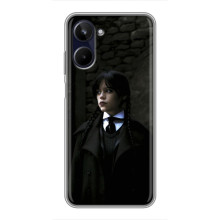 Чехол с дизайном Венздей 2 на Realme 10 – Уэнсдей в костюме