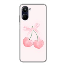 Чохол з розовим принтом для Realme 10 (Рожеві вишні)