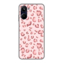 Чохол з розовим принтом для Realme 10 (Рожевий леопард)