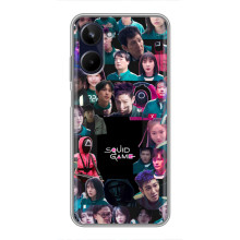 Чехол Гра в кальмара для Realme 10 – Коллаж игры кальмара