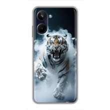 Чехол с картинкой «Хищники» для Realme 10 – Тигр