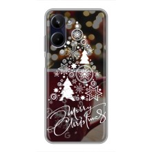 Різдвяні Чохли для Realme 10 (VPrint) (Ялинка яскрава)