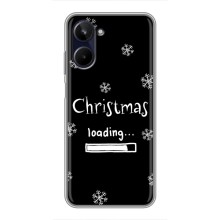 Рождественские, Праздничные Чехлы для Реалми 10 (Christmas loading)