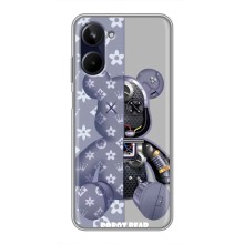 Силиконовый чехол для Realme 10 – Медведь Louis Vuitton