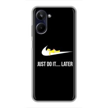 Силиконовый Чехол на Realme 10 с картинкой Nike (Later)