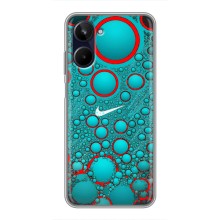 Силиконовый Чехол на Realme 10 с картинкой Nike (Найк зеленый)