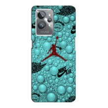 Силиконовый Чехол Nike Air Jordan на Реалми 10 (Джордан Найк)