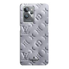 Текстурный Чехол Louis Vuitton для Реалми 10 (Белый ЛВ)