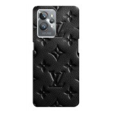 Текстурный Чехол Louis Vuitton для Реалми 10 (Черный ЛВ)