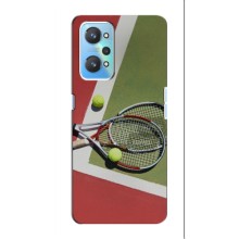 Чохли з прінтом Спортивна тематика для Realme 10i – Ракетки теніс