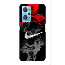 Силиконовый Чехол на Realme 10i с картинкой Nike (Nike дым)