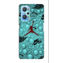 Силиконовый Чехол Nike Air Jordan на Реалми 10i (Джордан Найк)