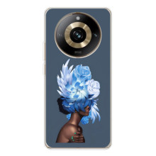 Чехлы (ART) Цветы на Realme 11 Pro 5G (VPrint) (Цветы на голове)