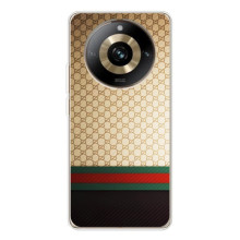 Чехлы Бренд GUCCI для Realme 11 Pro 5G – Фон Гуччи