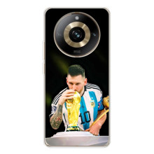 Чехлы для Realme 11 Pro 5G (Leo чемпион) (AlphaPrint) (Кубок Месси)