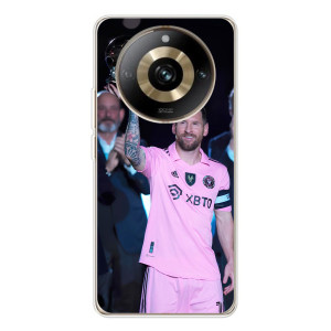 Чехлы Лео Месси в Майами на Realme 11 Pro 5G – Золотой мяч Месси
