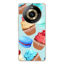 Чехлы с Фруктами для Realme 11 Pro 5G (VPrint) (Кексики)