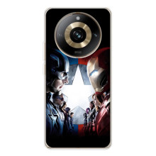 Чехлы с героями Марвел Realme 11 Pro 5G (VPrint) (Марвел стайл)