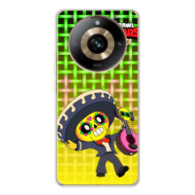 Чехлы Brawl Stars для Realme 11 Pro 5G (AlphaPrint) (Поко в самбреро)
