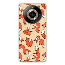 Чехлы с картинкой Лисички для Realme 11 Pro 5G (VPrint) (Лисички)