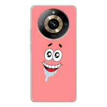 Чехлы с Патриком на Realme 11 Pro 5G (Мордочка Патрика)
