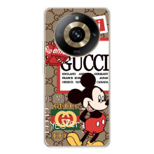 Чехол Disney Mouse Realme 11 Pro 5G (PREMIUMPrint) (Стильный Микки)